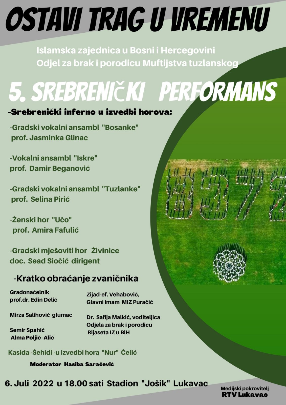 Ostavi tragove u vremenu – 5. srebrenički performans